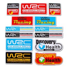 스포츠 패션 차량용 스티커, C09WRC, 1개