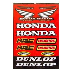 스포츠 패션 차량용 스티커, C01혼다레드, 1개