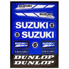 스포츠 패션 로고 스티커, C05 스즈키 블루, 1개