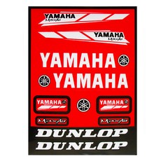 스포츠 패션 차량용 스티커, C03야마하레드, 1개