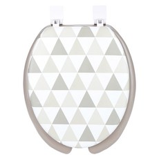 SHABATH Triangle 軟式馬桶蓋 U型, 混合顏色, 1個