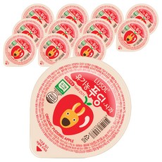 루솔 유기농 사과푸딩, 사과, 75g, 12개