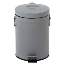 오션웰라이프 클래식 러브 빈 휴지통 20L, 그레이, 1개