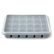 키친팩토리 파스텔 실리콘 얼음틀 24구, 그레이, 1개