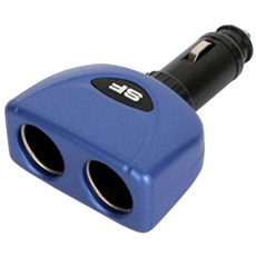 삼진 다이렉트 2구 소켓 블루, 1개