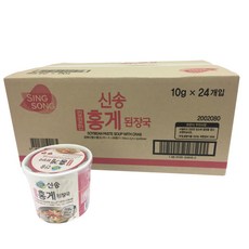 SINGSONG 辣紅蟹大醬湯, 10g, 24入