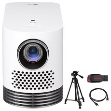 LG전자 시네빔 프로젝터 HF80JA + 고급 삼각대+ USB 8GB + HDMI 1.5m 최신형