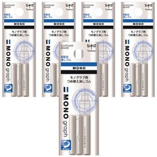 Tombow 蜻蜓牌 Monograph自動筆專用橡皮擦替芯, 單色, 5件