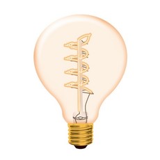 아텍스 백열 디자인램프 G95 26베이스 60W SBC80-60W, 전구색, 1개