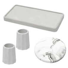 Kosina 矽藻土配件 4 件套, 灰色的, 1套