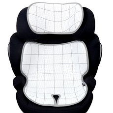 Manito Clean 幼兒及兒童通用汽車座椅涼墊, 現代格紋灰, 1個