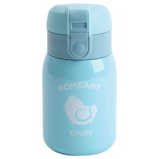 홈애니 원터치 보온보냉병, 스카이블루, 200ml, 1개