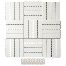 me&me 拼接地板9件組, 米色, 1組