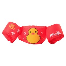 윈스타 유아동 퍼들점퍼 구명조끼, 06 레드 덕, 1개
