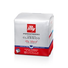 illy 意利 傳統烘焙LUNGO咖啡膠囊, 6.2g, 18顆