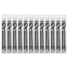 Pentel 飛龍文具 BK127 圓珠筆芯筆芯 0.7mm 2p, BKL7-AO 黑色, 12個