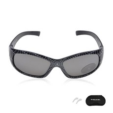 EYELEVEL 孩童蜘蛛網太陽眼鏡+眼鏡盒+耳夾 隨機出貨