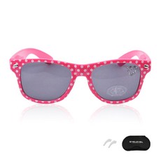 EYELEVEL 孩童點點太陽眼鏡+眼鏡盒+耳夾 隨機出貨