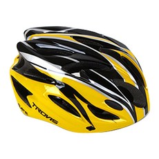 TROVIS 自行車用安全帽 TR-0181, 黃色的