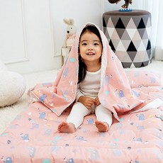 EziBaby 可拆式午睡墊+收納袋, 小熊村款