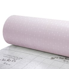 DEKOREA 絕緣壁紙 粉紅色 圓點, 粉色的