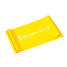 아이워너 라텍스 밴드 초급자용, 노랑, 1개
