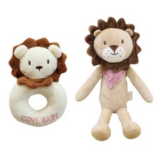 코니베이비 오감발달 애착인형 내친구 차차 랜덤 발송 + 딸랑이 차차, 1세트