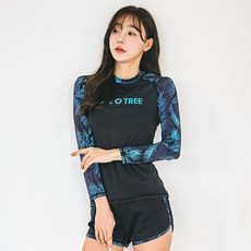 funhancouple 女款防曬泳衣 度假風海灘裝 上衣+下身套裝 BE4203