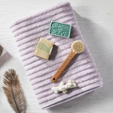 소프트터치 퓨어 바스타올 450g 30수 면사 68 x 135 cm, 퍼플, 1개