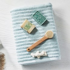 柔軟觸感純浴巾 450 克 30 棉紗 68 x 135 厘米, 薄荷, 1個