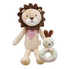 코니베이비 오감발달 애착인형 아기 차차 랜덤 발송 + 딸랑이 코니, 1세트