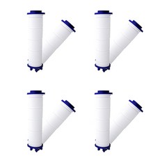 리빙듀오 클린필터용 정수필터 리필, 8개, 무향