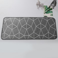 Cosmic Line超細纖維地墊, 深灰色