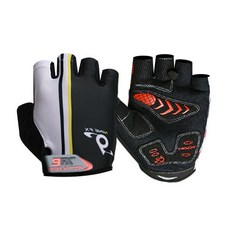 9FX 自行車半指手套 9FX-03, 純黃色