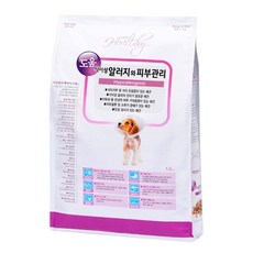 에임헬씨 강아지 도움 기능성 사료, 피부/피모+알러지, 1.8kg, 1개
