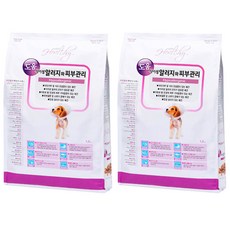 에임헬씨 강아지 도움 기능성 사료, 피부/피모+알러지, 1.8kg, 2개