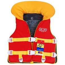 리빙플러스 트리플 수영조끼, 혼합 색상, 1개