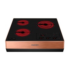 쿠첸 하이라이트 전기레인지 3구 RIC-HL3A00RG+스탠드케이스, RIC-HL3A00RG