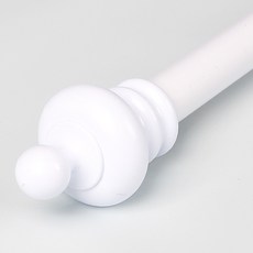 Seryu 皇冠窗簾桿, 白色