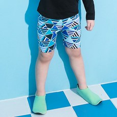 GOING KIDS 男童款三角條紋短泳褲