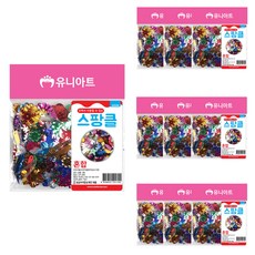 Uniart G006 綜合亮片, 10個, 隨機出貨