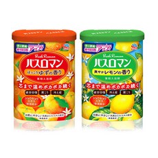 BATHROMAN Fruit Pack 沐浴粉 濃縮檸檬 600g + 香櫞 600g, 1套