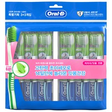 Oralb 오랄비 초미세모 그린티 6개입, 1개