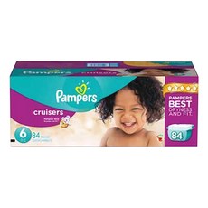 팸퍼스 크루저 밴드형 기저귀 아동공용, 6단계, 84매