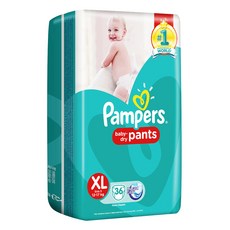 팸퍼스 베이비 드라이 팬티형 일회용 기저귀 남여공용, 5단계, 36매