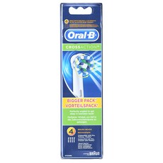 Oral-B 歐樂B Cross Action電動牙刷頭 隨機出貨 4入, EB50-4, 1個