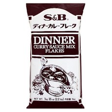 에스앤비 디너카레 분말, 1kg, 1개