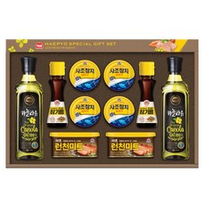 해표 선물세트 안심특선 22호 + 쇼핑백, 1세트