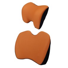 7° 記憶頸枕+腰墊, 橘子