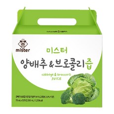 미스터 양배추 앤 브로콜리즙 50개입, 3.5L, 1박스